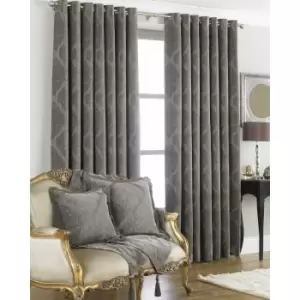 Riva Home Winchester Ringtop Curtains (66x72 (168x183cm)) (Mocha)