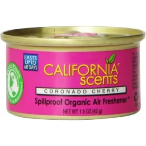 Coronado Cherry (Pack Of 18) Spillproof Organic Canister California Car Scents