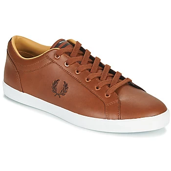 Fred Perry BASELINE mens Shoes Trainers in Brown