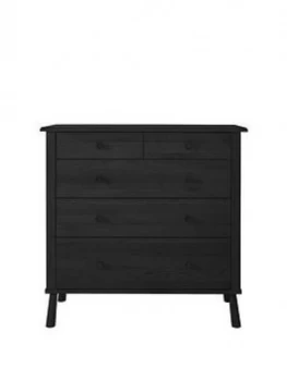 Hudson Living Wycombe Chest Of Drawers- Black
