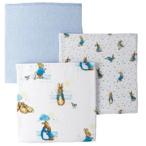 Peter Rabbit Baby Collection Muslin Squares (set of 3)
