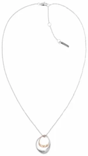 Calvin Klein 35000008 Two Tone Interlocking Circle Pendant Jewellery