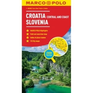 Croatia / Slovenia Marco Polo Map by Marco Polo (Sheet map, folded, 2011)