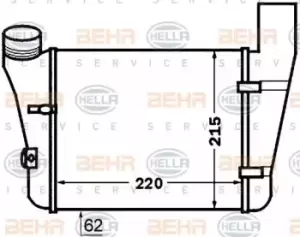 Air Conditioning Heat Exchanger 8ML376776-081 by BEHR