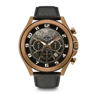 Harley Davidson 78B148 Men&apos;s Chronograph Wristwatch