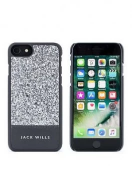 Jack Wills Apple iPhone 678 Glitter Inlay Wray Silver