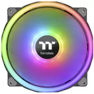 Thermaltake Riing Trio 20 RGB PC fan Black, Transparent, RGB (W x H x D) 200 x 200 x 30 mm incl. LED lighting