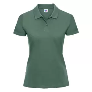 Russell Europe Womens/Ladies Classic Cotton Short Sleeve Polo Shirt (XS) (Bottle Green)