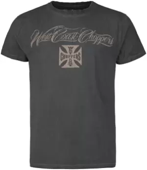 West Coast Choppers Eagle crest T-Shirt anthracite