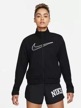 Nike Swoosh Running Fleece - Black, Size XS, Women