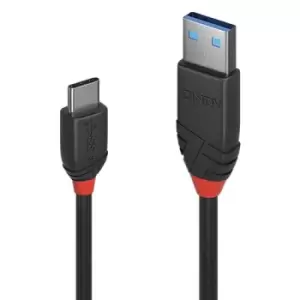 Lindy 1.5m USB 3.2 Type A to C Cable 3A Black Line