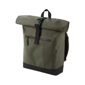 BagBase Roll-top Backpack (12 Litres) (pack Of 2) (military Green)