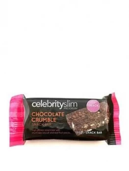 Celebrity Slim Chocolate Crumble Snack Bar 10 Bars