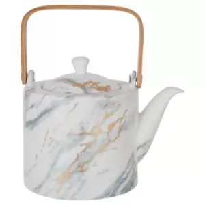 Marble Luxe Tea Pot