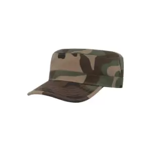 Atlantis Tank Brushed Cotton Military Cap (One Size) (Camouflage)