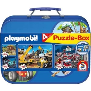 Playmobil Jigsaw Puzzle Puzzle Box (2x60pc/2x100pc)
