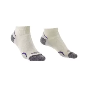 Bridgedale HIKE Ultralight T2 Coolmax Performance Ankle Womens - Large Taupe