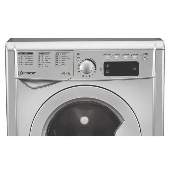 Indesit EWDE861483SUK 8KG / 6Kg Washer Dryer with 1400 rpm - Silver - D Rated