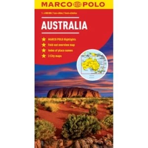 Australia Marco Polo Map by Marco Polo (Sheet map, folded, 2011)
