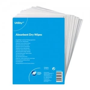 Value General Purpose Absorbent Dry Wipes PK50