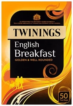 Twinings English Breakfast Tea Envelopes (PK50)