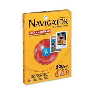 Navigator Colour Documents Paper Ultra Smooth 120gsm A4 White 250 Sheets