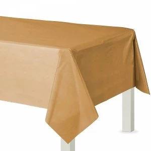 Amscan Plastic Table Cover 12 Peace's (Gold)