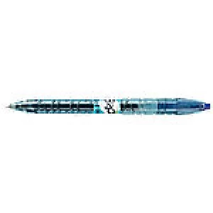 Pilot B2P Gel Retractable Rollerball Pen Fine 0.4mm Blue Pack of 10