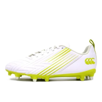 Canterbury Speed 3.0 FG Rugby Boots - White