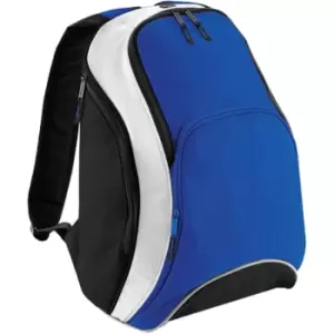 Bagbase Teamwear Backpack / Rucksack (21 Litres) (Pack of 2) (One Size) (Bright Royal/Black/White) - Bright Royal/Black/White