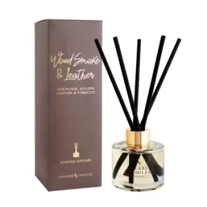 Shearer Candles Reed Diffusers Wood Smoke & Leather 100ml