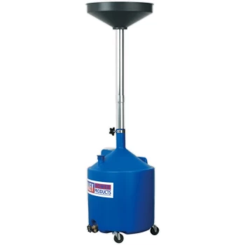 Sealey - AK80D Mobile Oil Drainer 80L Gravity Discharge