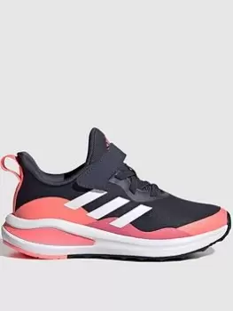adidas Kids Fortarun, Navy/White/Pink, Size 10