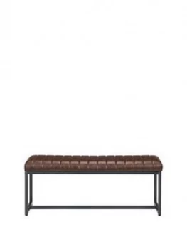 Julian Bowen Brooklyn Faux Leather Upholstered Dining Bench