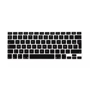Premium French AZERTY Keyboard Cover for Apple Macbook Air - Black