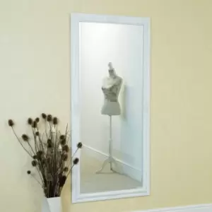 MirrorOutlet Austen White Elegant Full Length Mirror 160 X 73 Cm