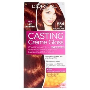 Casting 554 Chilli Chocolate Brown Semi Permanent Hair Dye Red