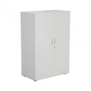 FF First Wooden Storage Cupboard 1200mm White WDS1245CPWH
