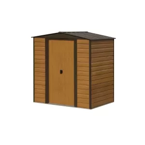 Rowlinson Woodvale 6ft x 5ft Metal Apex Garden Shed