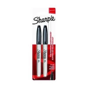 Sharpie Fine Blister Twin Pack Black Pack of 12 S815030
