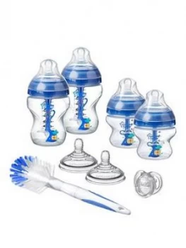 Tommee Tippee Tommee Tippee Advanced Anti Colic Decorated Bottle Starter Set Blue