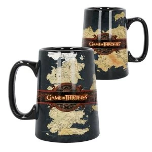 Ceramic Map Game Of Thrones Tankard