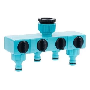 Flopro Four Way Tap Connector 12.5mm (1/2in)