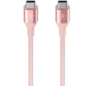 BELKIN Mixit Duratek USB-C To USB-C Cable - 1.2 M Rose Gold