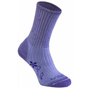 Bridgedale Womens Merinofusion Trekker Socks Violet Medium UK 5 6.5