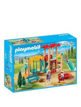 Playmobil 9423 Family Fun Park Playground with Watchtower, One Colour