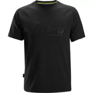 Snickers 2580 Mens Logo T-Shirt Black S