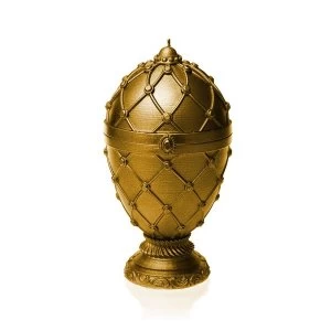 Gold Faberge Egg Large Candle