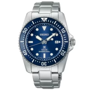 PRE-ORDER Seiko Prospex Quartz Solar Blue Dial Stainless Steel Bracelet Mens Watch SNE585P1 (Available from January 2022)