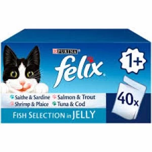 Felix Fish Cat Food 40 x 100g